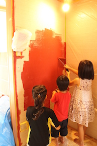2014.07.05【京都開催】ROOMBLOOM×DECO-TE「京町家で壁を塗ってみよう！ペイントレッスン」  